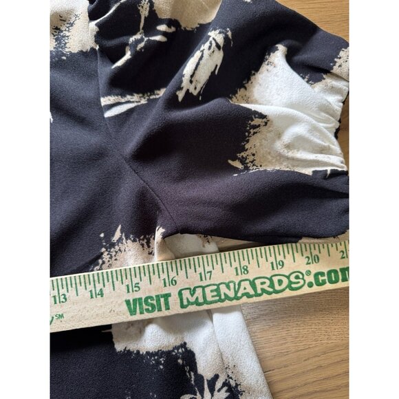 Melloday Womens Shirt Size XS Floral Polyester Blend Office Business Casual City - Picture 6 of 11